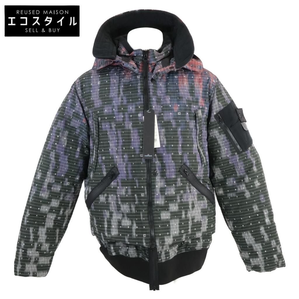 STONE ISLAND FW19 SHADOW PROJECT THERMOGRAPHY DOWN JACKET Jacket L Black multicolorUsed