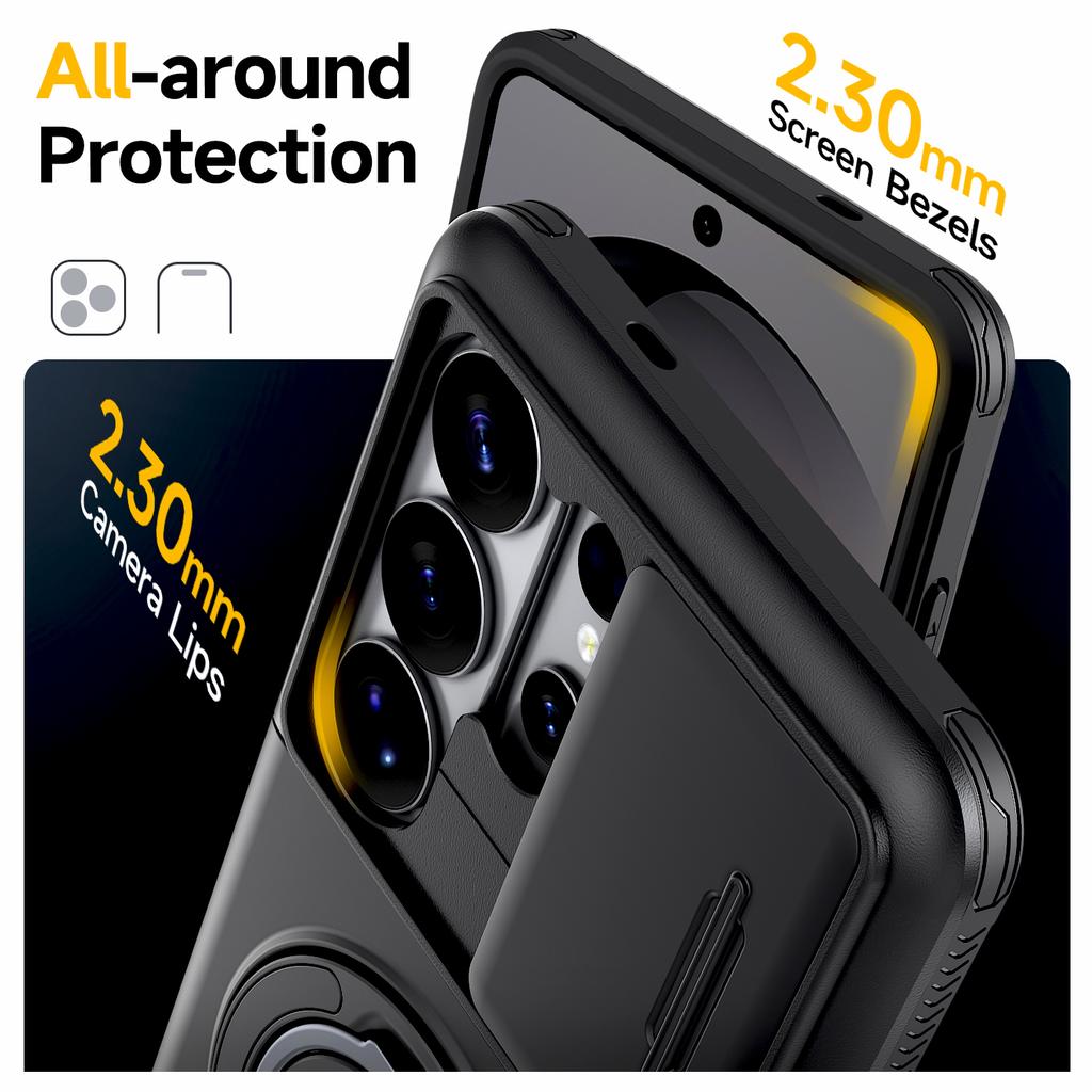 Custodia a Portafoglio di Lusso Per Samsung Galaxy S26 S25 S24 Ultra Plus S23Ultra S22Ultra A57 A37 A27 A56 A17 Slot per Schede Supporto Stand Cover