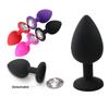 3 Size Silicone Butt Plug Anal Plug Prostate Massage Stimulator Anal Trainer for Adult Erotic Sex Toys for Women Men Gay Couples