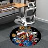 1pc Mario Adventure Office Round Area Rug, Indoor Mat Suitable For Office, Bedroom Living Room Home Decor, Room Deco,  Offic a0926220