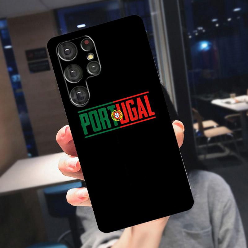 Portugal National Flag Cover For Samsung Galaxy S23 S24 S25 Ultra S21 S22 S20 S9 S10 Plus S21 FE S24 FE Phone Case