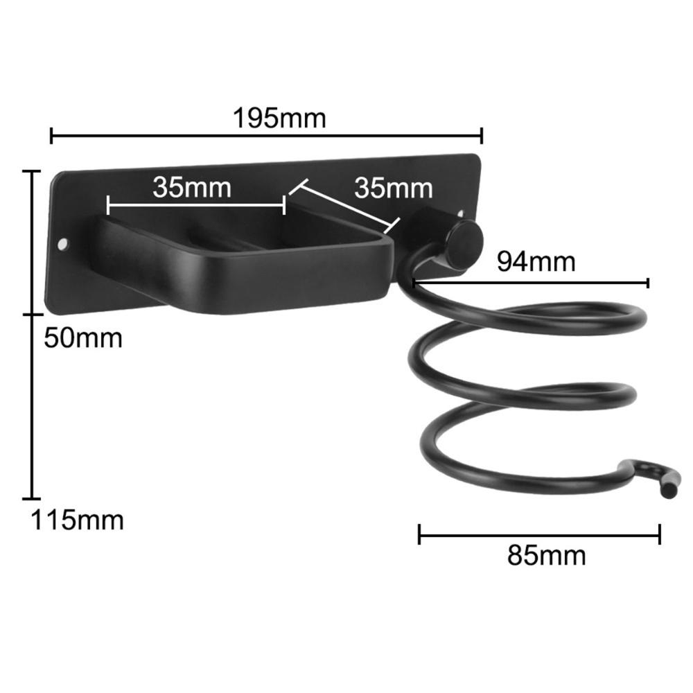 Curling Iron Organizer Storage Rack Hair Straightener Shelf Styling Tools Stand Hair Dryer Holder