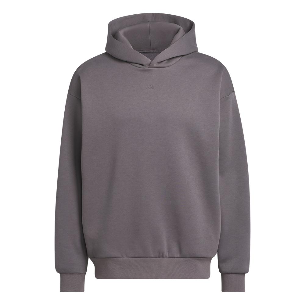 adidas Basketball Unisex Fleece Hoodie Grey Strata JL6873 M