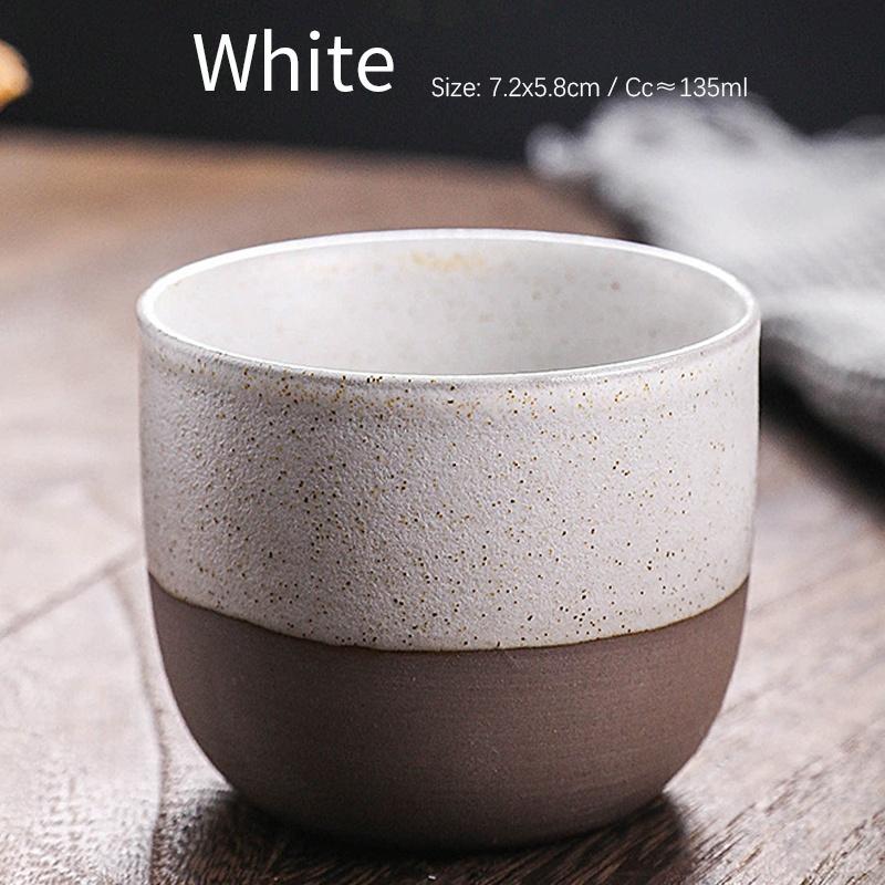 135ml Ceramic Japanese Coarse Pottery Tea Cup