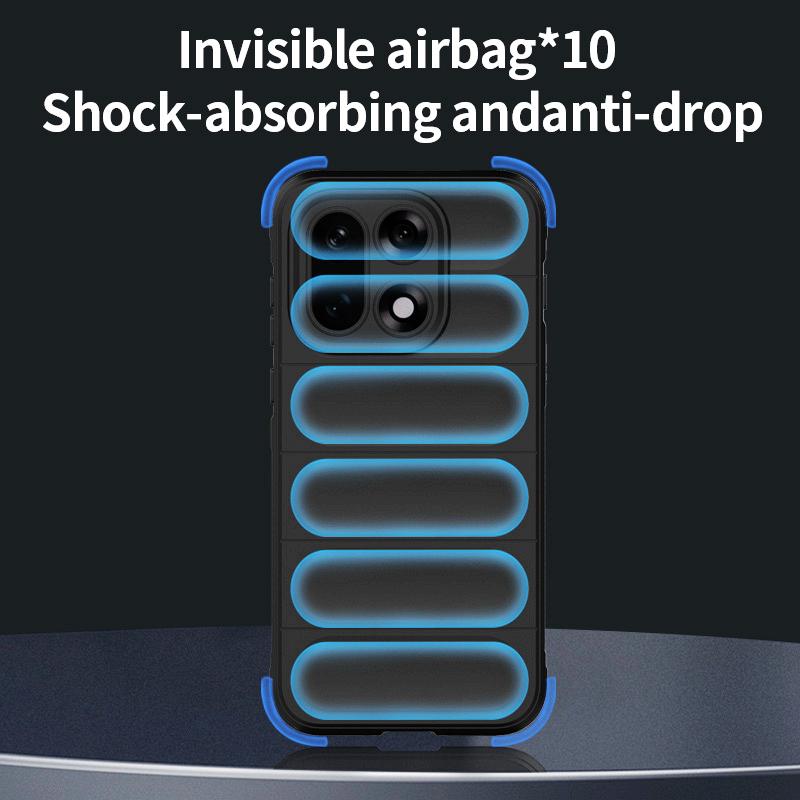 KEYSION Heavy Duty Shockproof Matte Phone Case for OnePlus 15 5G Anti-skid Soft Silicone Phone Back Cover for One Plus 1+15