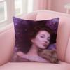 Singer K-Kate Bush Hounds Of Love P Pillow Case Square Double-Sided Printing Short Plush Sofa Cushion Cover Bedroom Bedside