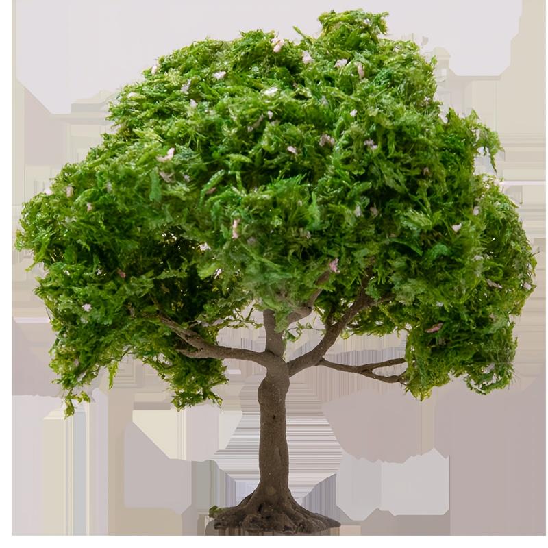 1pc Model Tree, Miniature Sand Table Architectural Model Ornament, DIY Micro Landscape Decorative Tree, Decorative Ornament Bébé