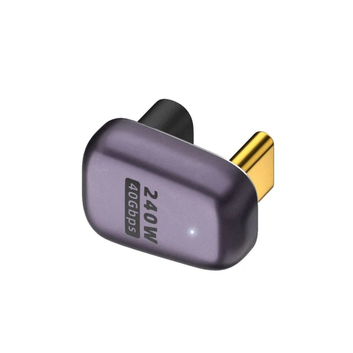 

USB 4.0 PD 240 Вт 8K 60 Гц Роз’єм зарядного пристрою для Macbook 40 Гбіт/с Високошвидкісний USB C OTG U-подібний прямий кутовий перехідник між гніздами