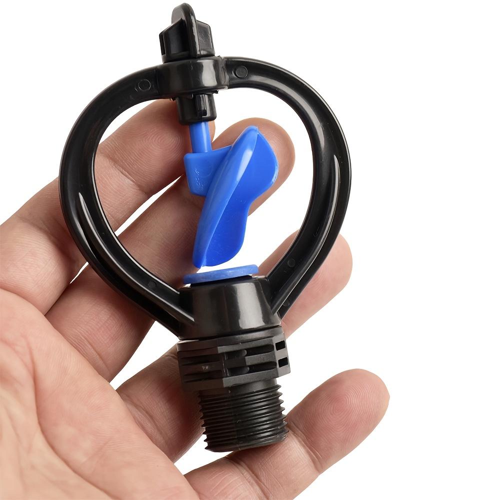 10Pcs Garden Lawn 360 °   Rotary Sprinkler, Medium-Range Irrigation, Disc Impeller Butterfly Nozzle, Durable Plastic Garden And Lawn Sprin