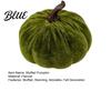 Seasonal Floral Scene Accents Small Artificial Velvet Pumpkin Decoration Fall Thanksgiving Soft Stuffed Party Ornaments Ornament Autumn Harvest