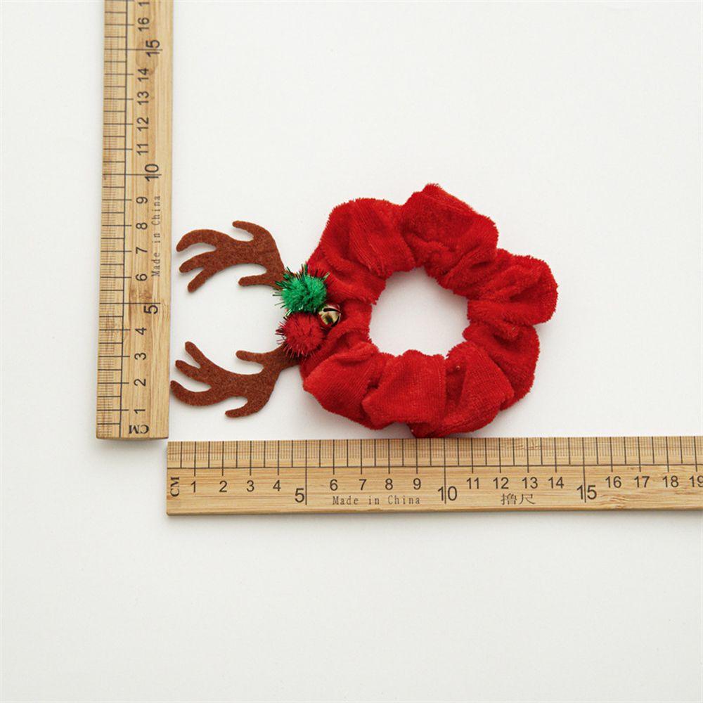 Bat Festival Hair Accessories Flannel Scrunchies Women Hair Rope Elastic Hair Bands Ponytail Holder