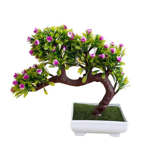 1ks umělý květináč na stromeček Bonsai Stage Garden Wedding Party Balcon Decor