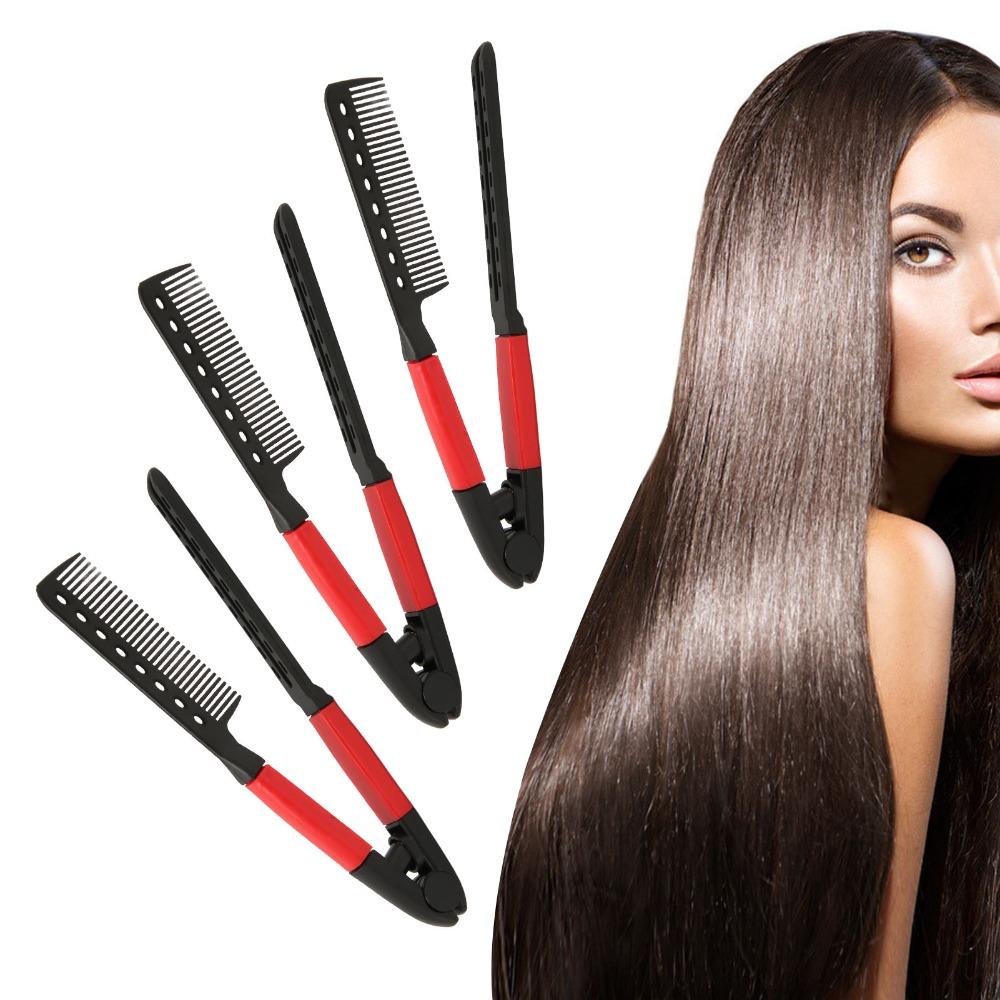 High Temperature Avoid V Shaped Hair Comb Portable Styling Hair Comb  For Knotty Hair