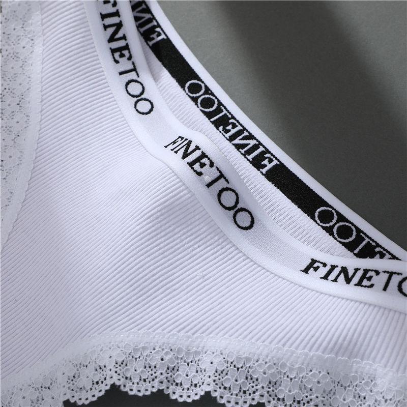 M-2XL Women Lace Briefs Sexy Low Rise Hollow Out Panties Female Letter Belt Brazil Underwear Girls Plus Size Panty Lingerie New