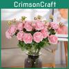 Artificial European Style Peony Rose Silk Flower For Wedding Props