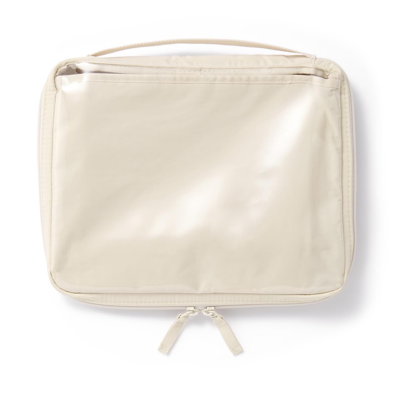 MUJI Collection Case with Selectable A5 W280 x H220 x NDG10A3A Pockets, Wide, Ivory, Approx. D35mm, слоновая кость