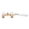Opera Glasses Binoculars with Handle 3X25 Metal Portable Theater Glasses for Watching Drama Stage Play Art Performance