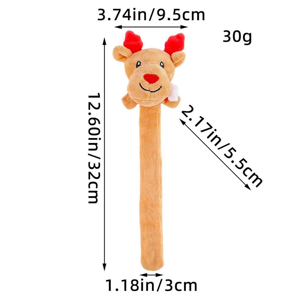 Christmas Cartoon Plush Slap Bracelet - Cute Japanese & Korean Big Head Wristband Gift