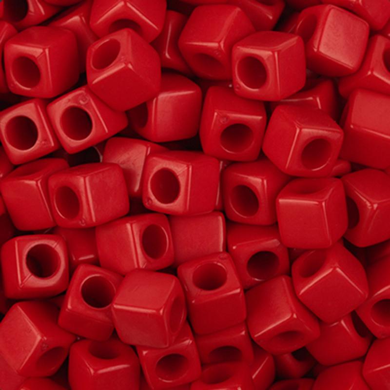100Pcs/Lot Trendy Acrylic Square Alphabet Beads Large Hole Letter Loose Spacer Bead Jewelry Handmade Bracelet Making Supplies