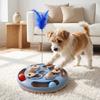 Ball Track Smart Cat Puzzle Toy Feather Teaser Pet Training Toy  Kitty Play
