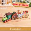 Christmas Plastic/Wooden Train Merry Cristmas Ornaments Christmas Decor For Home 2025 Xmas Tree Decor Noel Navidad NewYear Gifts