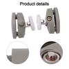 Bathroom Renovation Rollers Set Compatible With 4-6mm Glass Complete Roller Set Plastic And Brass Construction