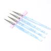 Lange Streifen Stift Pinsel Halter Acryl Nail art Stift Rack Maniküre Nail art Werkzeuge 1pc