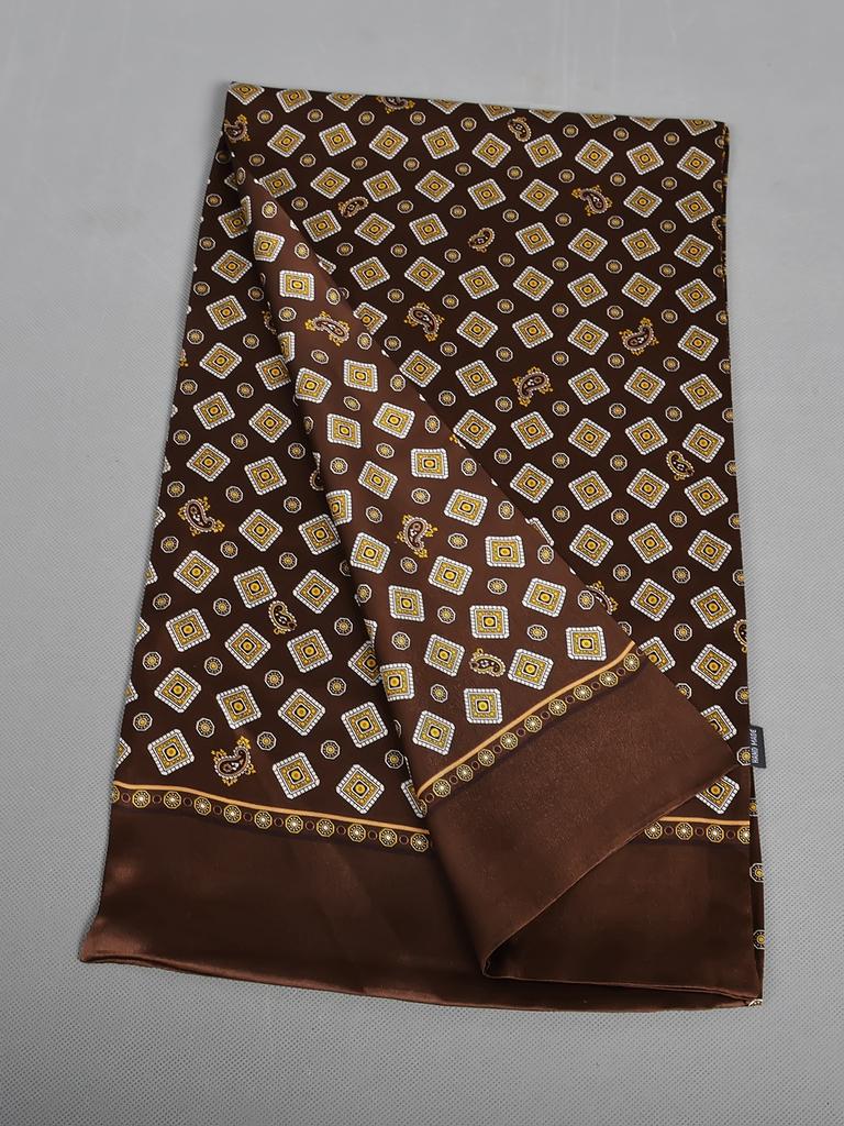 BYSiIFY|light Coffee Plaid Silk Cravat Scarf Men Winter Fashion Business Long Scarves Cravats Male Brand Soft Scarf Tie 160*26cm