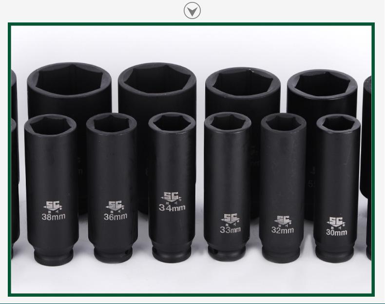 1-Inch Extra-Long Heavy-Duty Air Impact Wrench Socket
