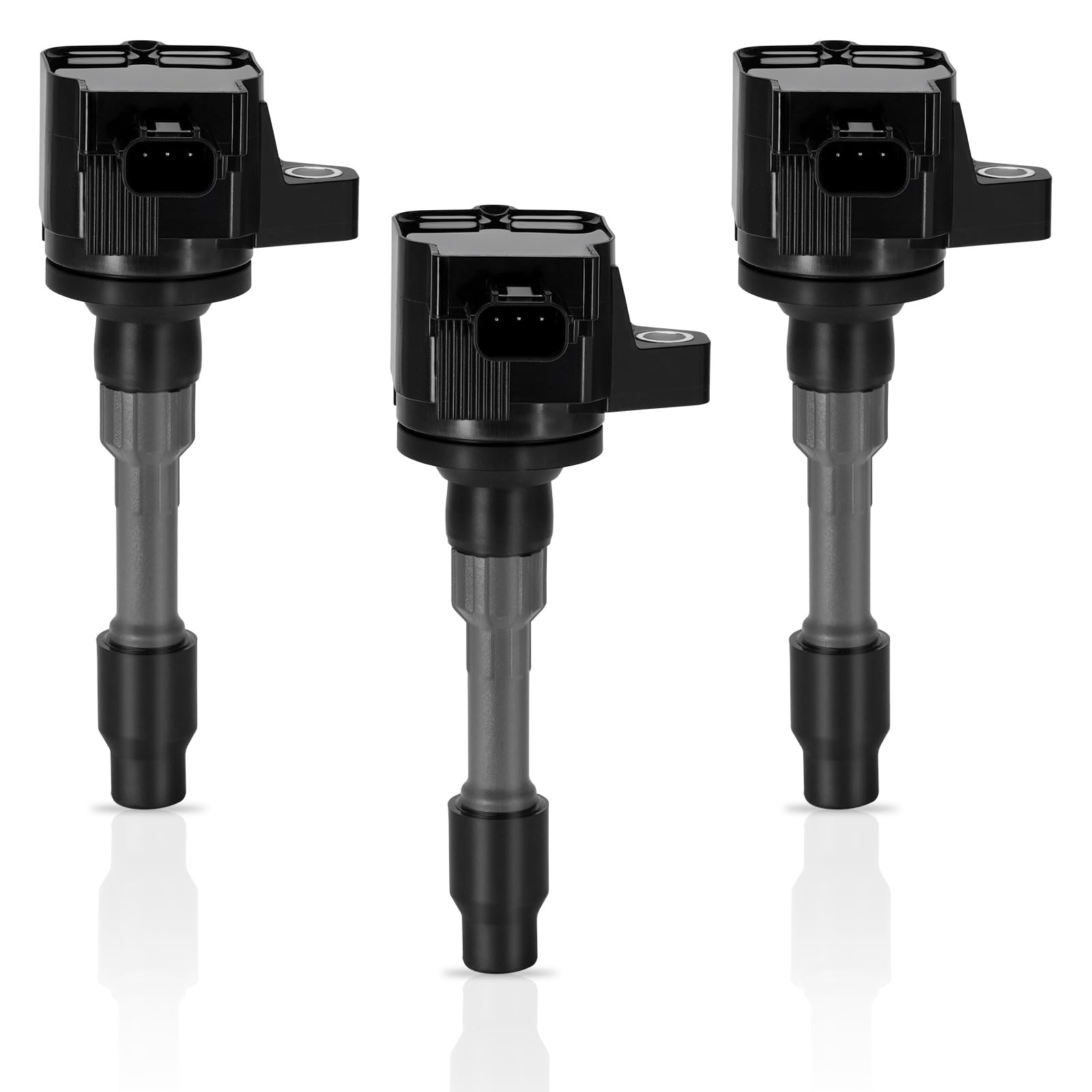 

Set of 3 ignition coils for Honda JF1 JG1 and JH1 turbocharged Compatible with genuine parts numbers and N-BOX JF2, N-ONE JG2, N-WGN JH2, 3-pin,