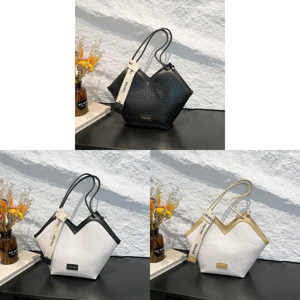 Pu Tote Bag For Women With Large Capacity And Dual Shoulder Straps For Daily Use