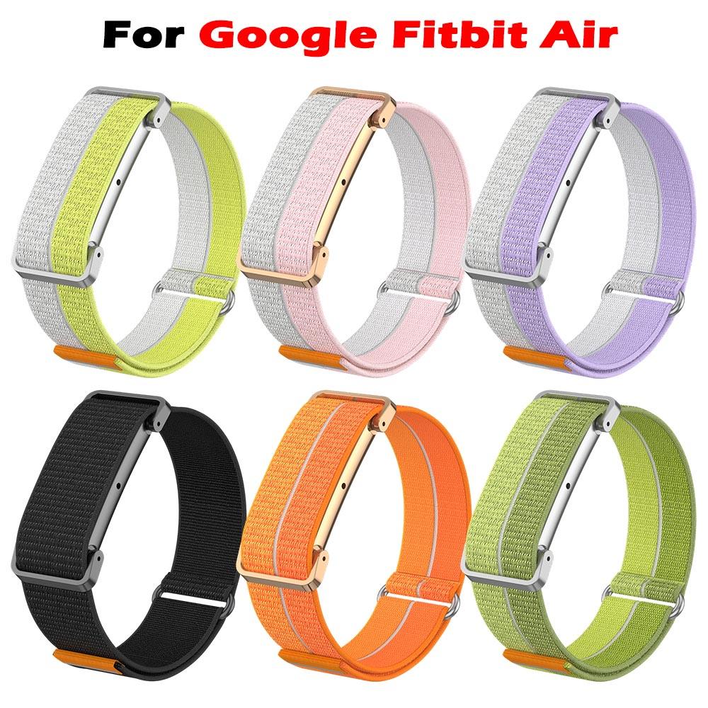 Nylon Elastic Strap Google Fitbit Air Straps Fitness Tracker Replacement Bands Adjustable for Google Fitbit Air Bands