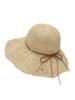 Handwoven Straw Sun Hat – Women’s Summer Wide-Brimmed Foldable Panama Hat with Bow Accent, UV Protection for Beach & Outdoor Wea