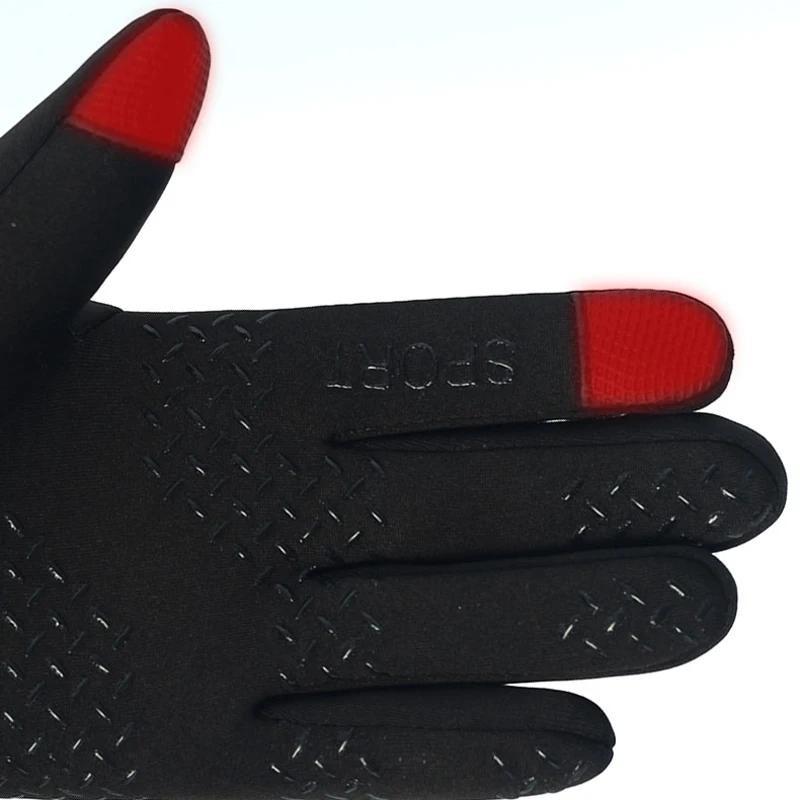 Winter Warm Gloves Touch Screen Windproof Non Slip Cold-proof Cycling Gloves Outdoor Men's Women's Running Hiking Skiing Gloves