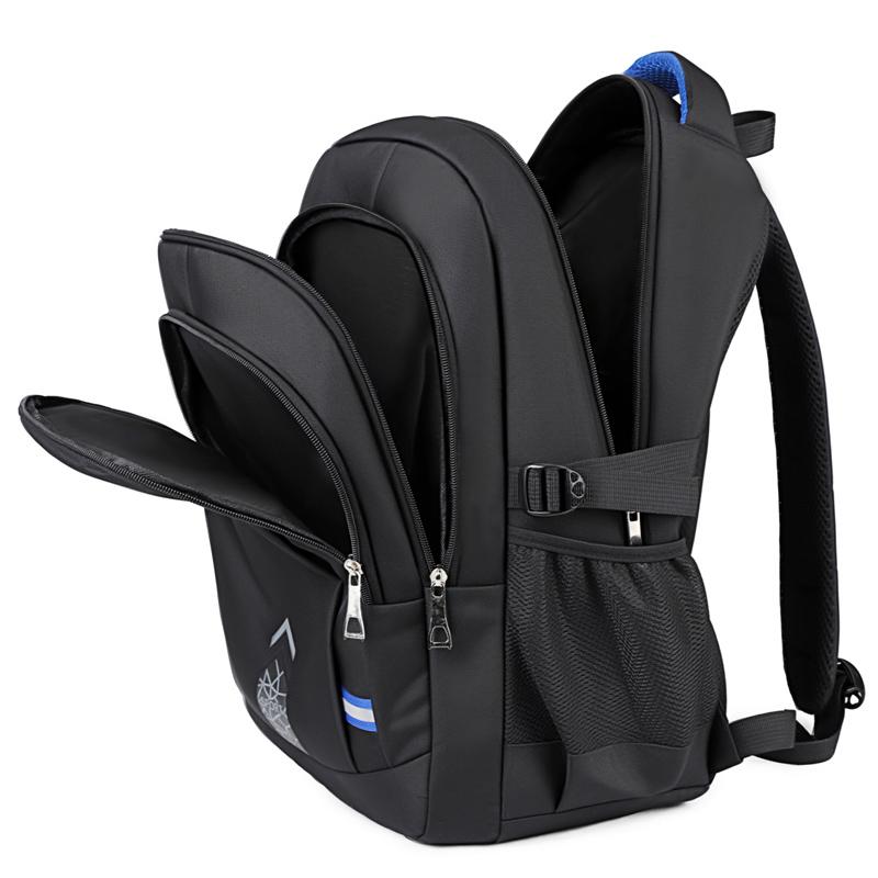 Unisex Large Capacity Backpack Men's Double Shoulder Bag Versatile All-Match Leisure Travel Hiking School Bag