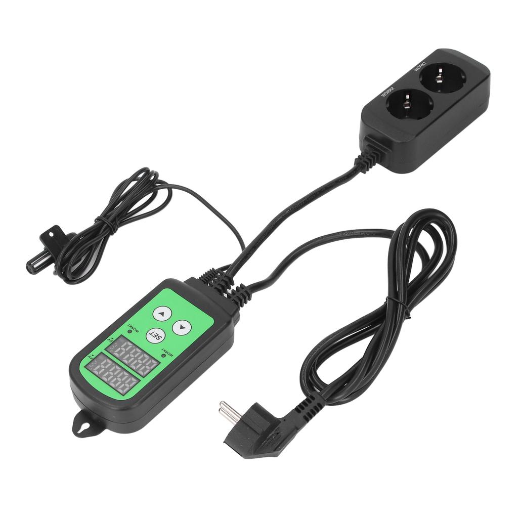 1500W Humidity Controller Pre Wired Digital Humidity Regulator Double LED Display Humidifier