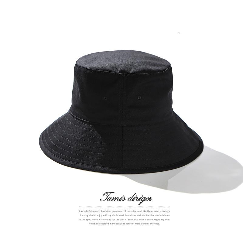 

High Quality Soft Cotton Large Fishing Sun Cap Women Beach Bucket Hat Dad Wide Brim Boonie Cap Big Head Men Oversize Panama Hats 60-63cm чорний