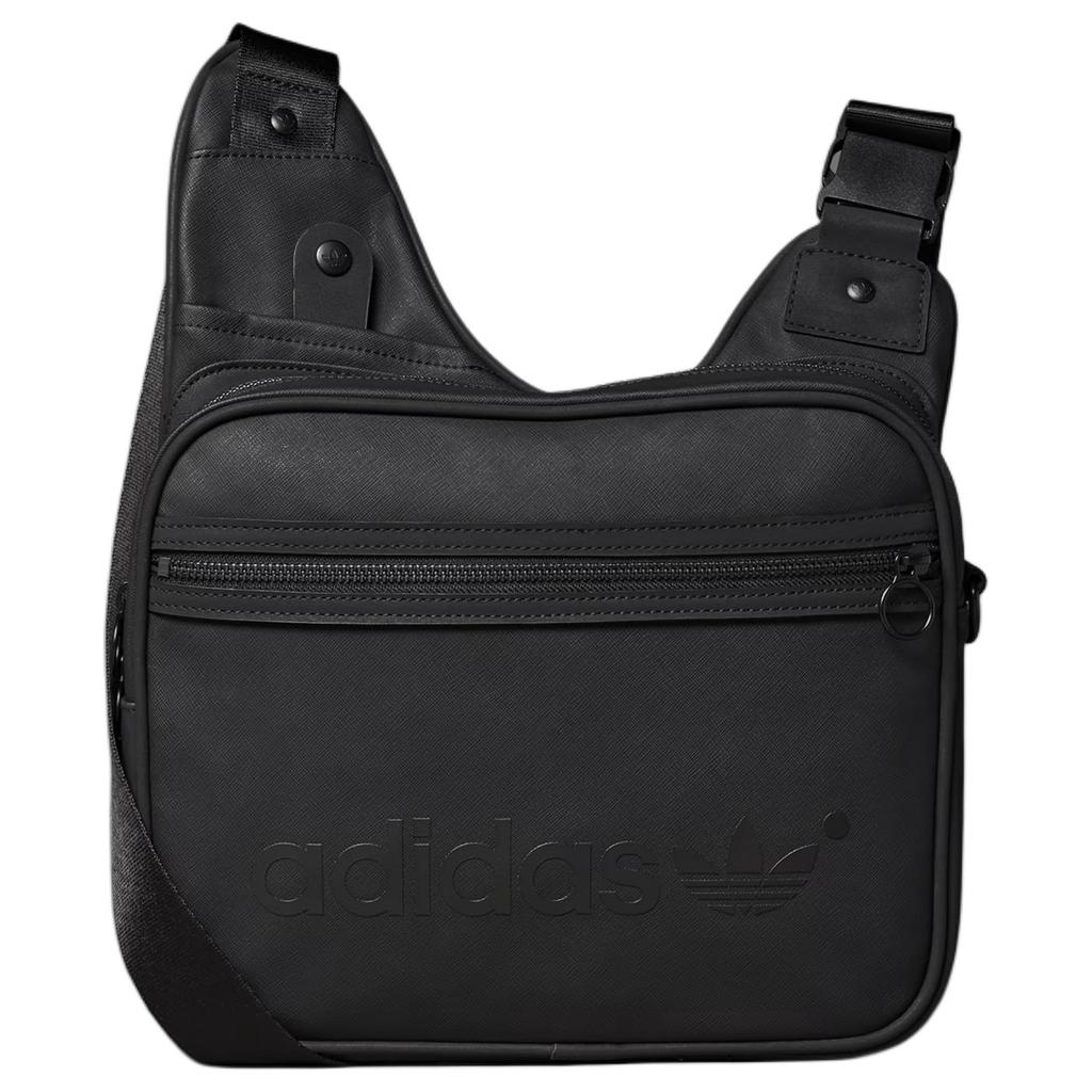 New Adidas Originals Polyurethane Sling Bags Crossbody Bags Regular Unisex Pure Black HD9692
