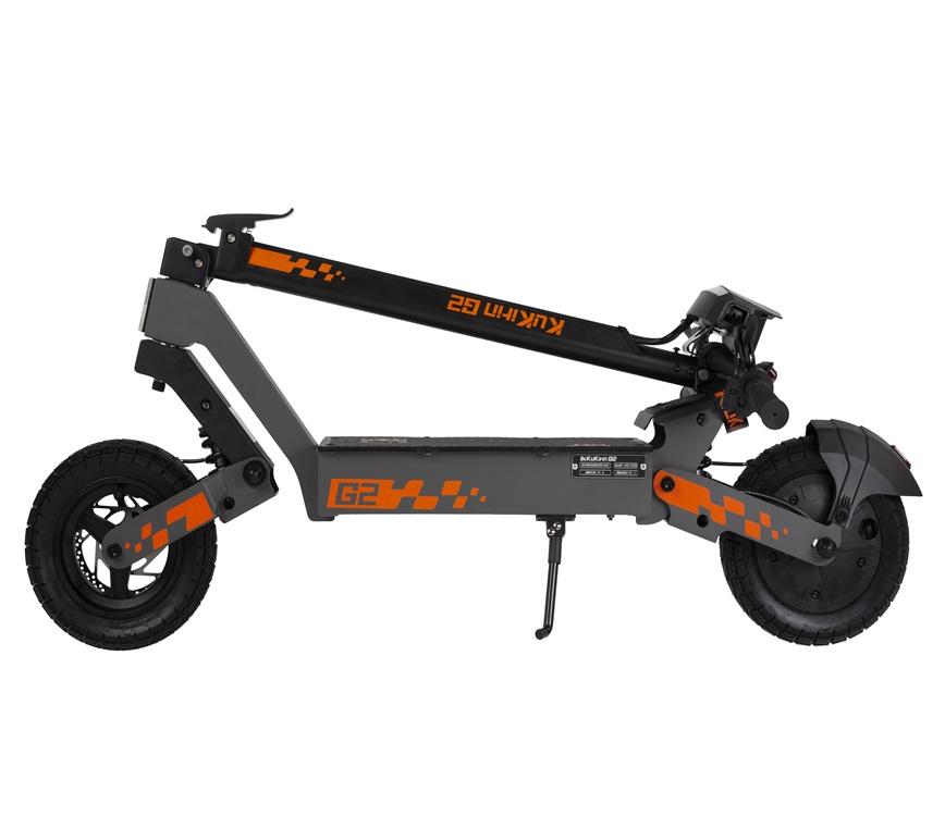 Kukirin G2 800 W 48 V 15 Ah Elektroroller, Höchstgeschwindigkeit 45–50 km/h, 10 Zoll Offroad-Reifen, LCD-Display, Reichweite 55–60 km, faltbarer E-Scooter – KEINE ABE.