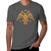 T-shirt Bandiera Aquila Bizantina T Shirt Unisex 100% Cotone Marca di Lusso T-shirt Anime per Unisex T-shirt