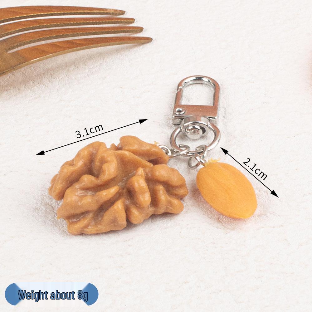 Miniature Food Keychain: Fruit, Vegetable & Beef DIY Backpack Pendant Toy