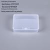 Rectangular Transparent PP Plastic Storage Box for Stationery, Cards, Hardware, Jewelry, and Fishing Gear