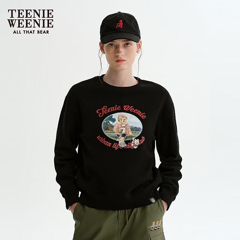 Teenie Weenie Women's Bear Graphic Crewneck Sweatshirt