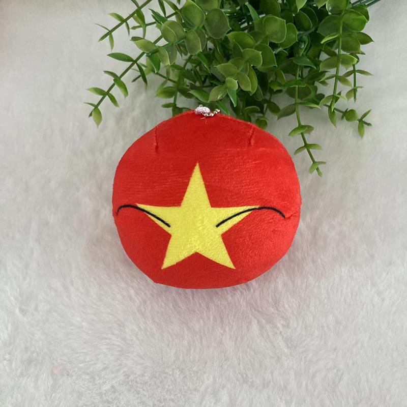 Julegaver Country Ball Plysjdyr 10Cm Polandball Anheng Landsflagg Kuler Countryball Kosedukke