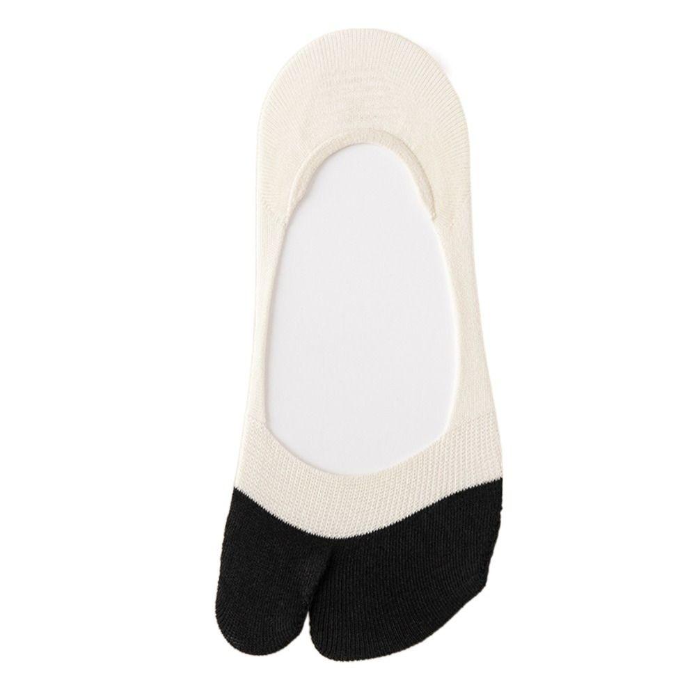 Soft Split-toe Socks Average Size Flip Flops Socks New Boat Socks