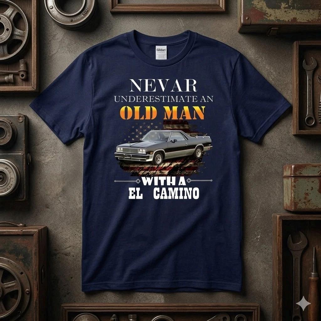 1978-87 El Camino Classic Car Shirt Muscle Car Lover Tee XL