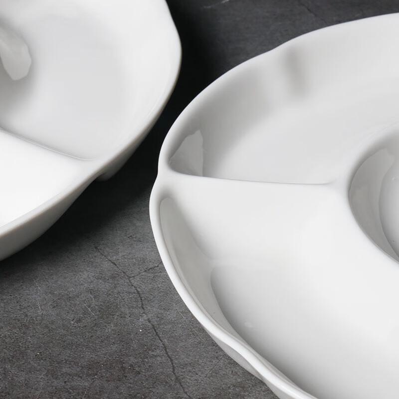 ZISIZ 10-inch Round Serving Plates, Set of 2