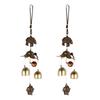 2pcs Exquisite Workmanship Hanging Wind Bell Decorative Wind Chimes  For Home Decoration