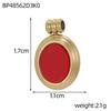 CARLIDANA New Luxury Love Heart Necklace Oval Pearl Pendant Jewelry White Shell Inlaid Zircon Heart Charms Pendant Accessories
