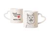 Akita, Akita Inu - Cup with a Dog, Adorable Cup with a Heart-shaped Handle, Universal Gift from the Brand